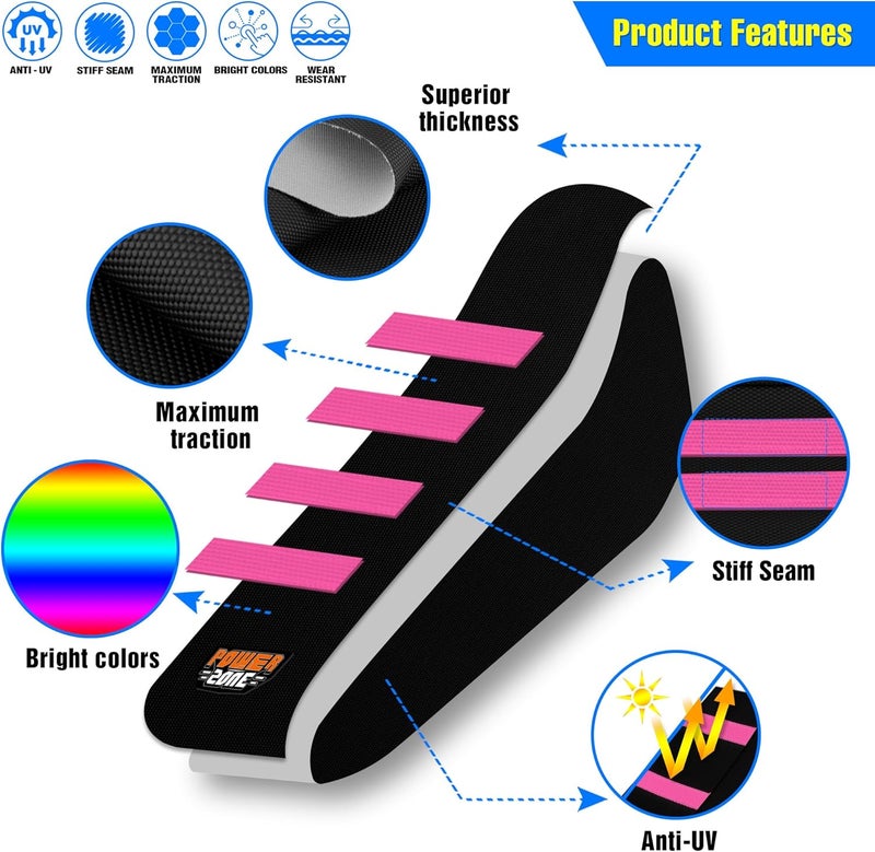 MCHMFG Motorcycle Dirt Bike Seat Cover for Surron Sur Ron Light Bee X/S - E Bike Seat Cover (Pink) - Image 2